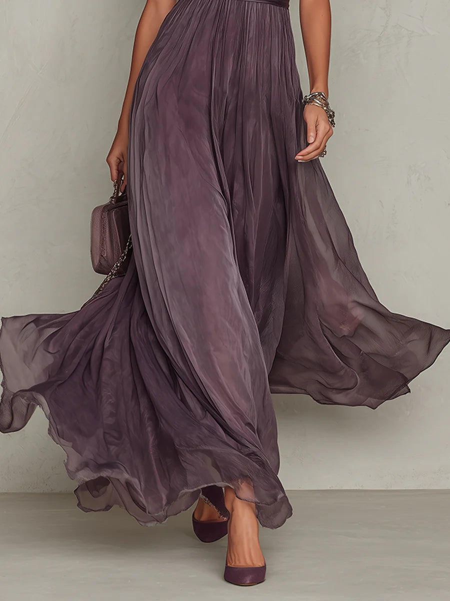 Beatrix | Flowing Chiffon Maxi Dress