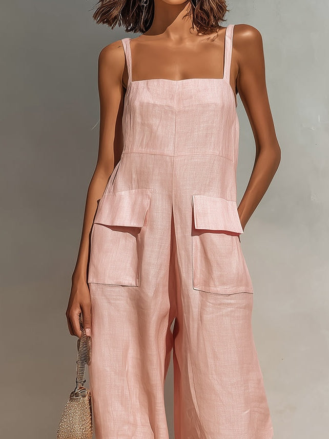 Maeve | Minimal Linen Jumpsuit