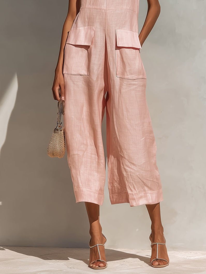 Maeve | Minimal Linen Jumpsuit