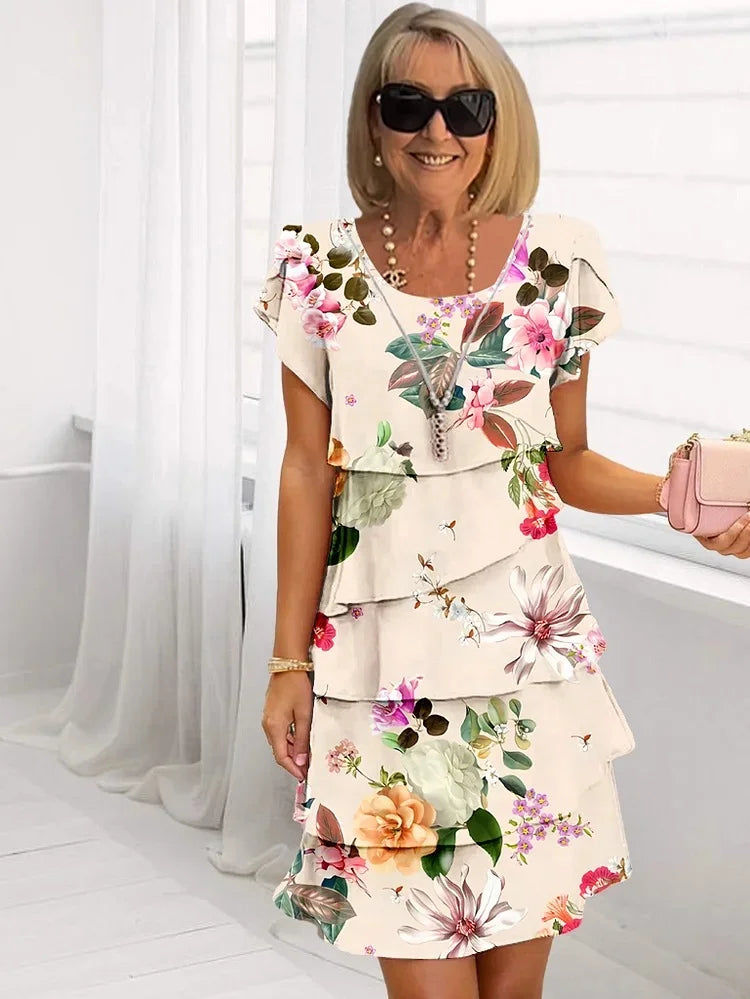 MARVELLE – BLOOM RUFFLE DRESS
