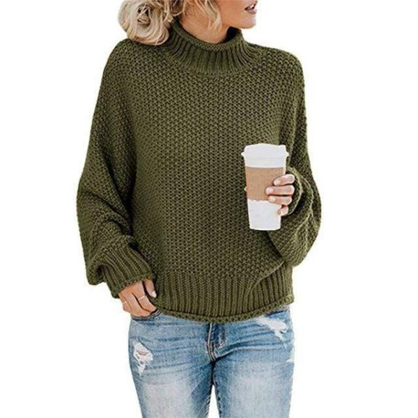 FAELYSANDRA – LOOSE KNIT PULLOVER SWEATER