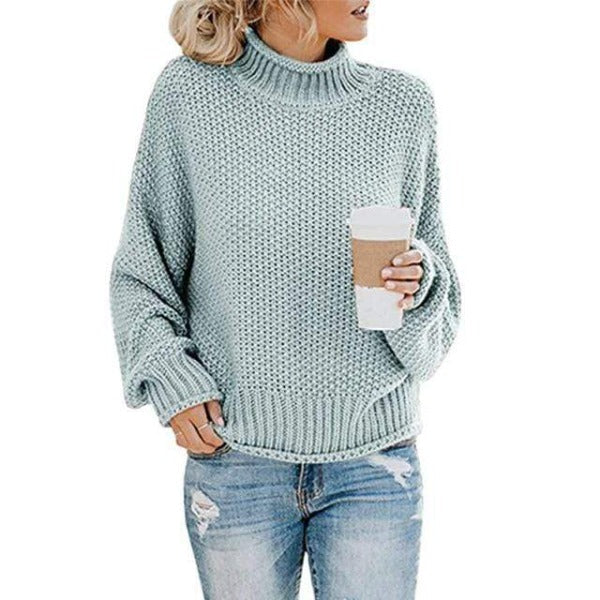 FAELYSANDRA – LOOSE KNIT PULLOVER SWEATER