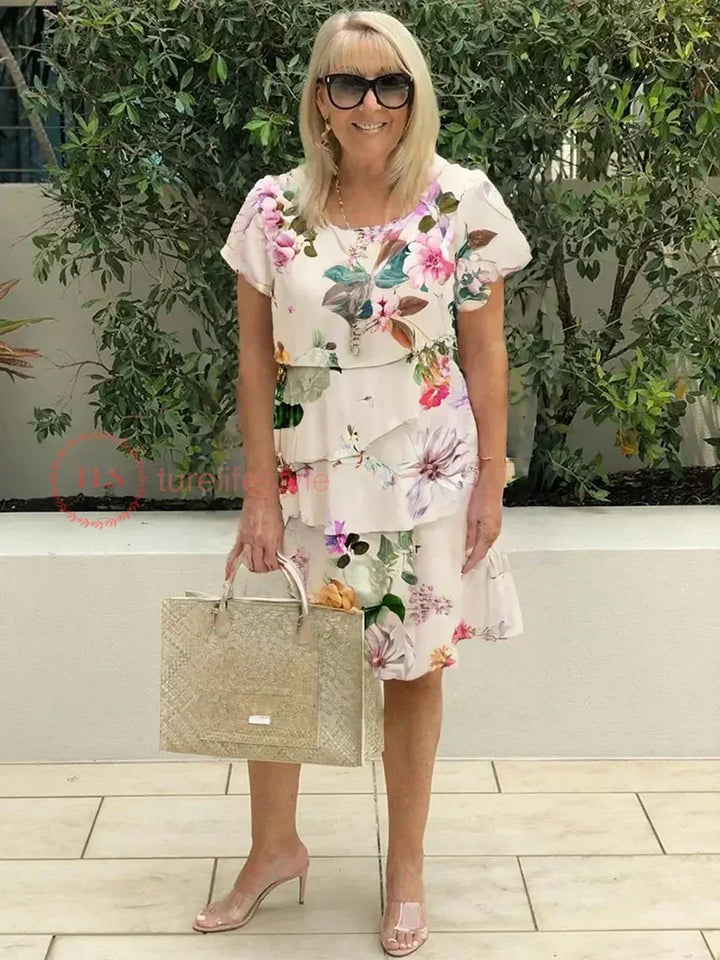 MARVELLE – BLOOM RUFFLE DRESS