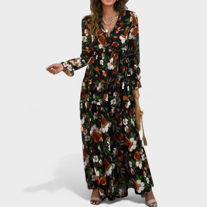 Zera - Floral Tiered Maxi Dress