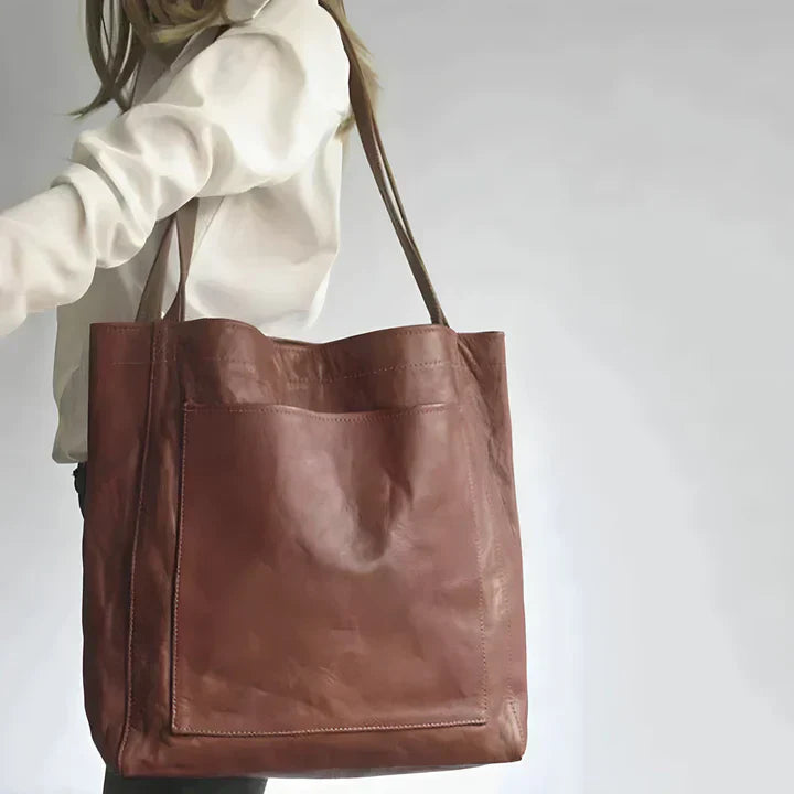Ella - Classic Leather Tote