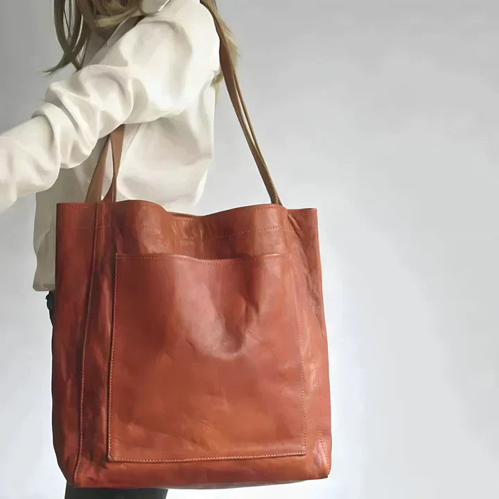 Ella - Classic Leather Tote