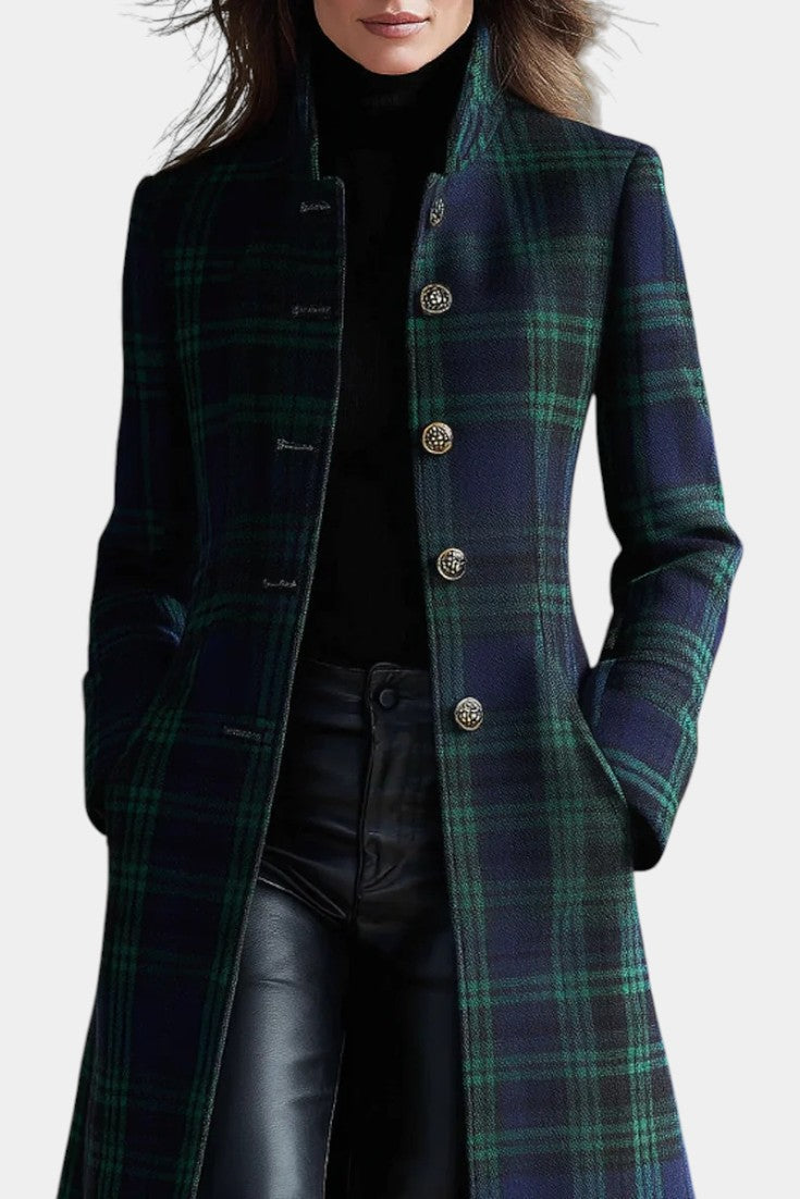 Hayden Rebecca | Timeless Plaid Elegant Coat