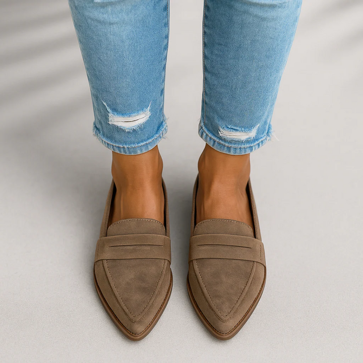 Rosa - Orthopedic Leather Moccasins