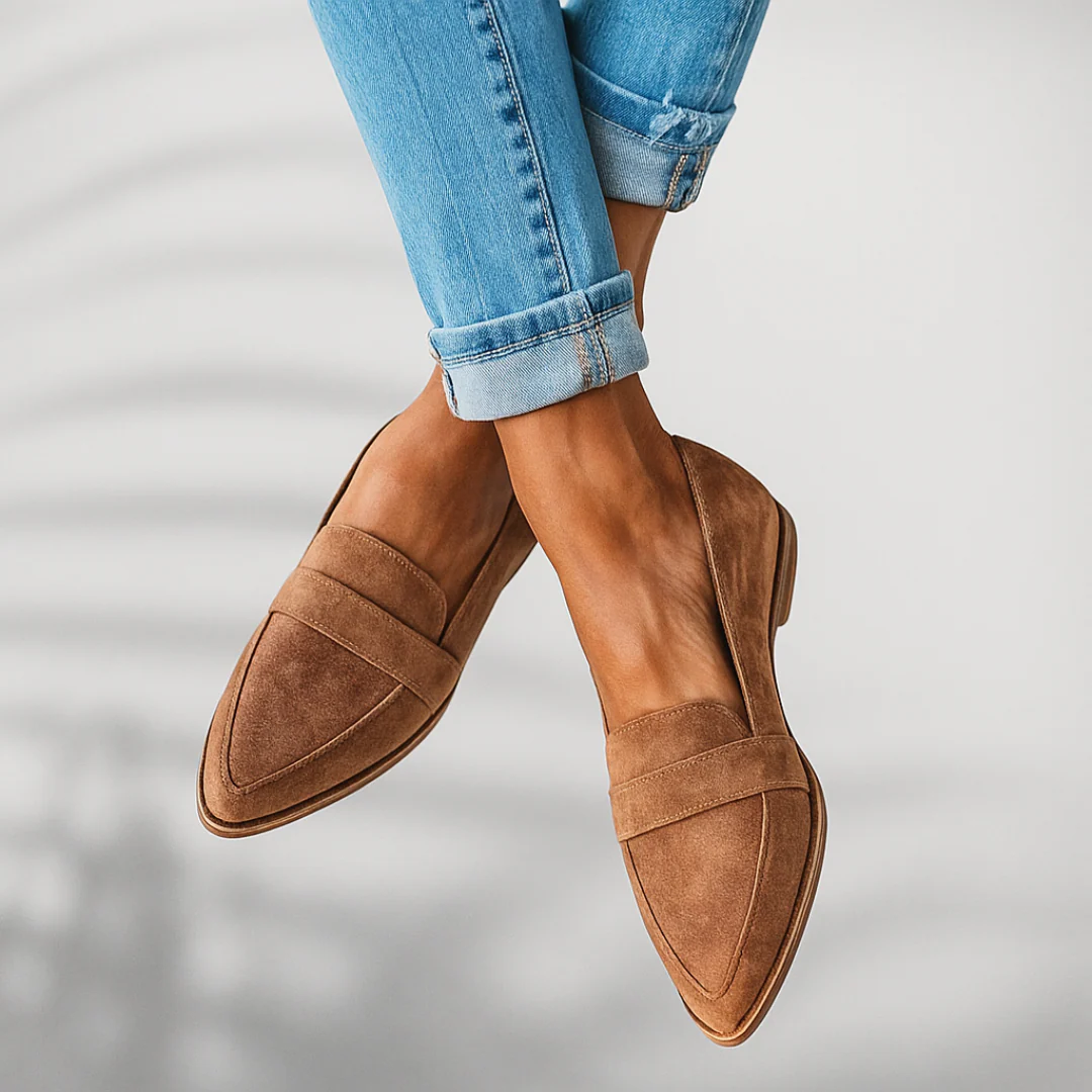 Rosa - Orthopedic Leather Moccasins