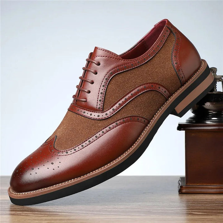 Brookfield Leather & Suede Oxfords