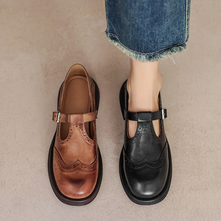 Risla Leather Mary Janes