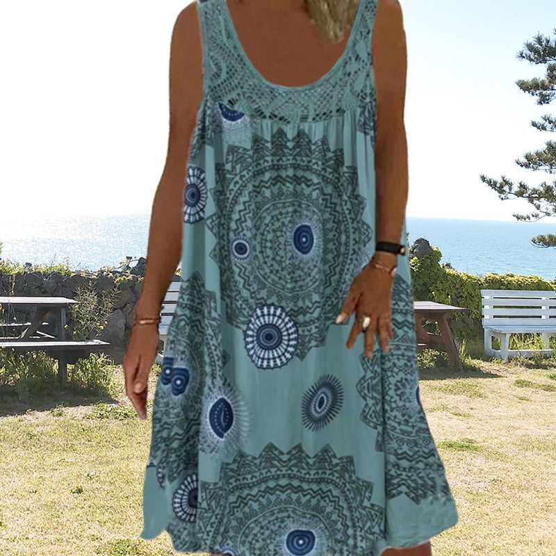 ZIRELLIA – SUMMER O-NECK DRESS