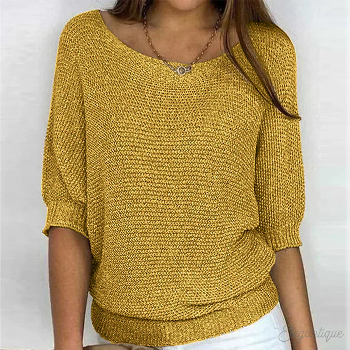 Luigia - Elegant Knit Sweater