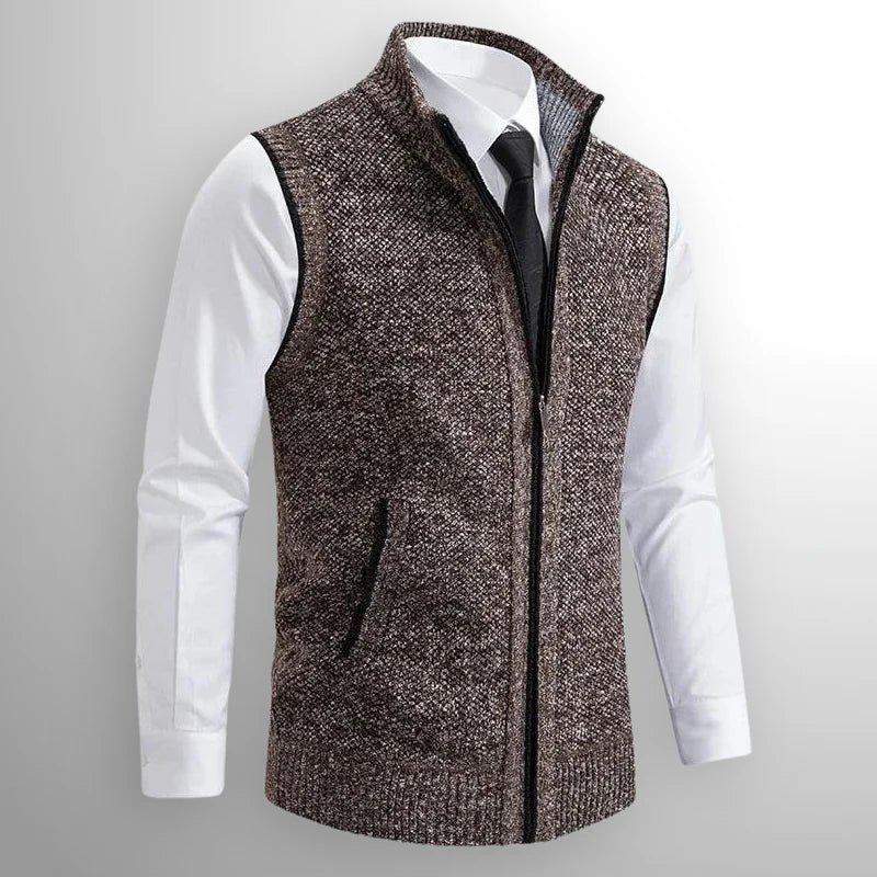 WILLIAM – HARRISON FULL-ZIP SWEATER VEST
